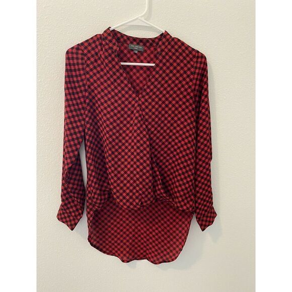 The Limited Petite Buffalo Check Plaid Top XXSP - Picture 2 of 5